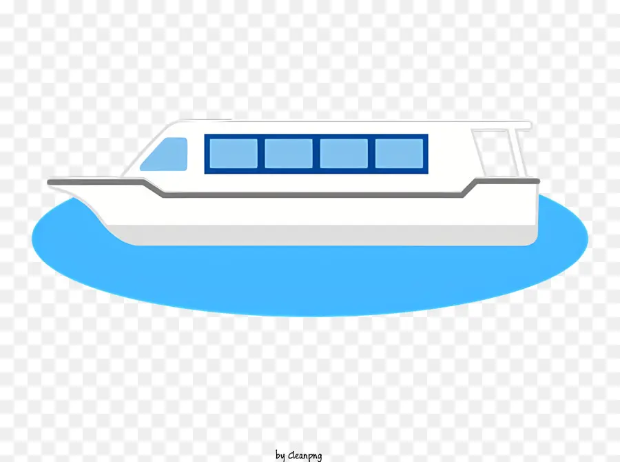 маленький паром，лодка для коротких поездок PNG