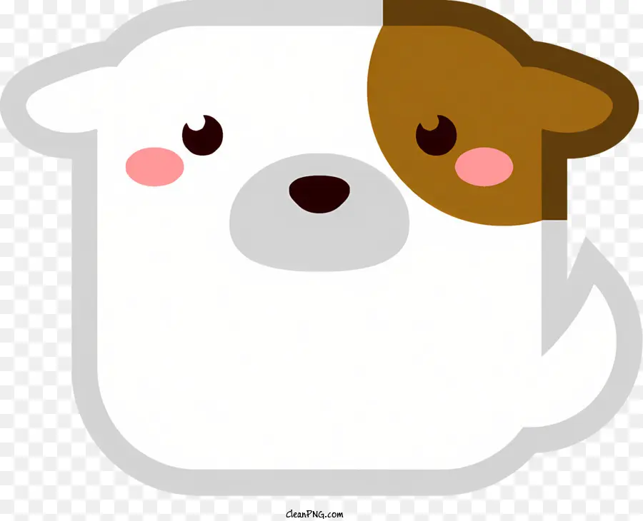 мультфильм собака，белая собака PNG