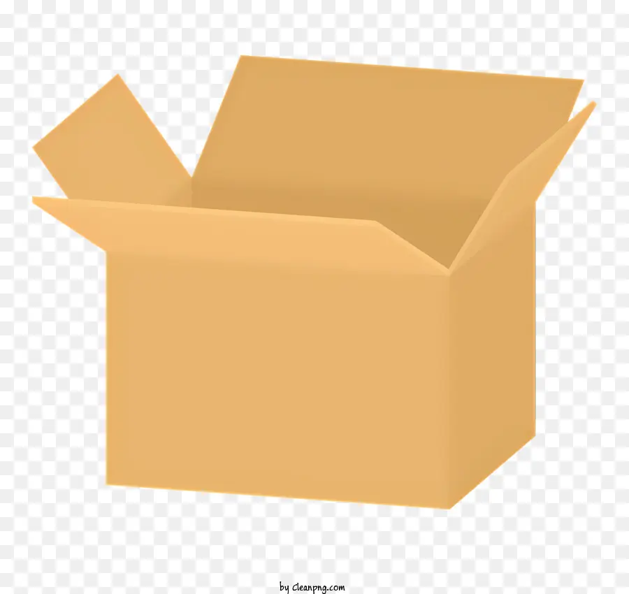картонная коробка，открытая коробка PNG