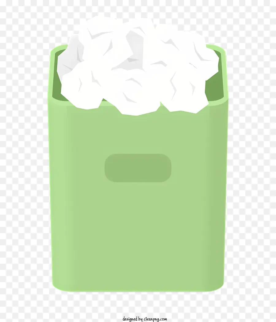 Зеленый пластиковый контейнер，Белый пластиковый пакет PNG