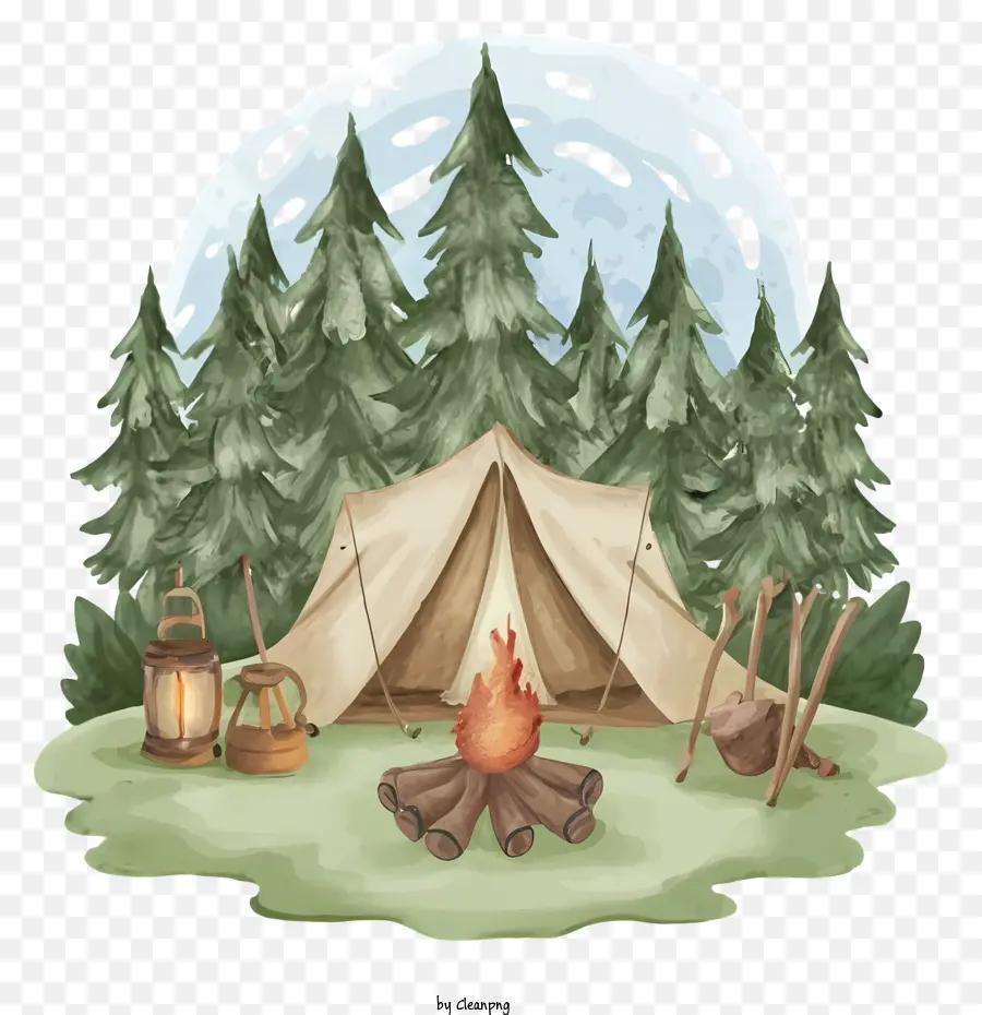 мультфильм，палатка PNG