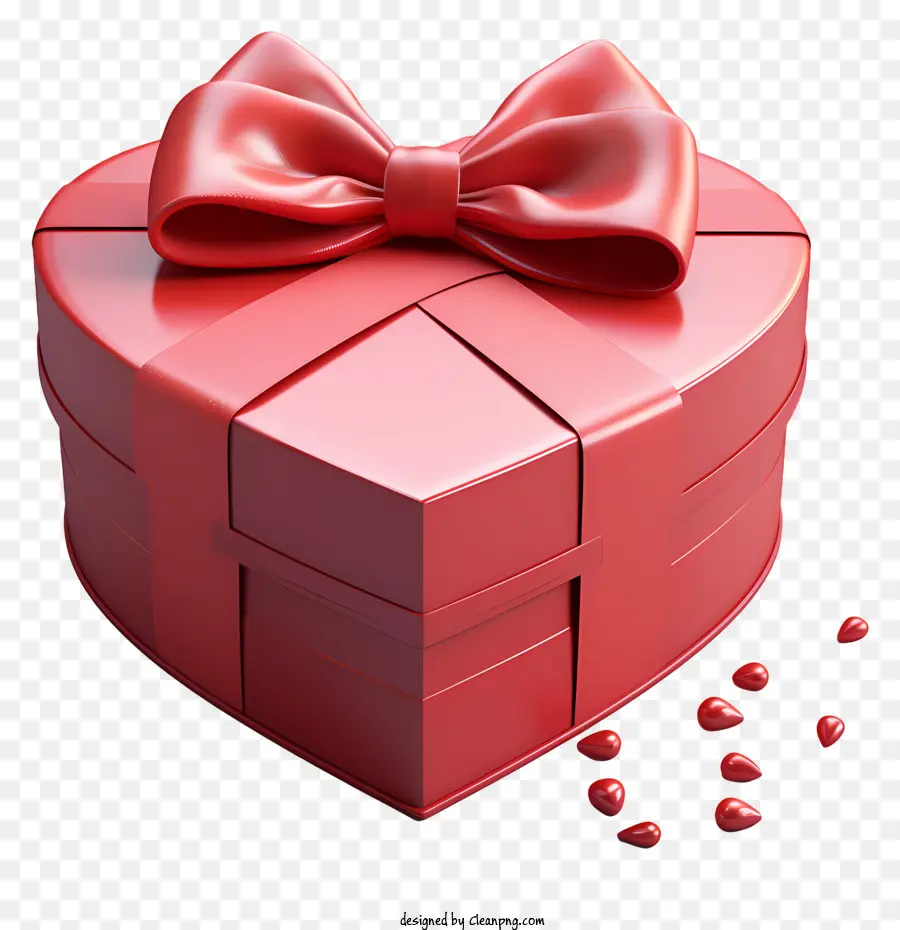 подарочная коробка，коробка в форме сердца PNG