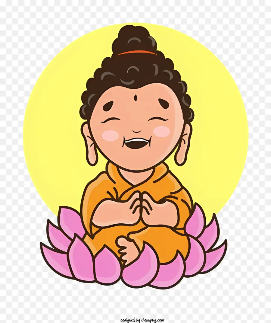 Бодхи День，улыбка Будды PNG