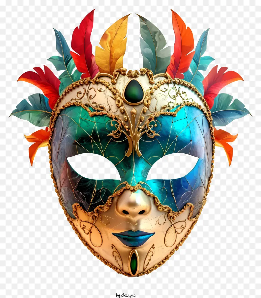 сложное украшение，карнавальные маски PNG