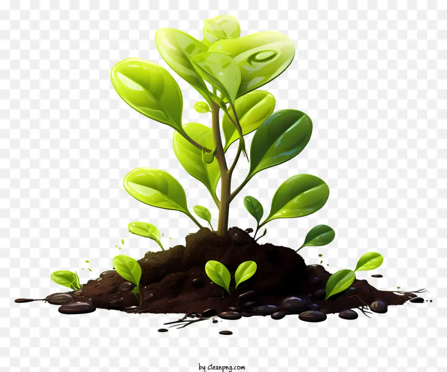 растениеводство，зеленое растение PNG