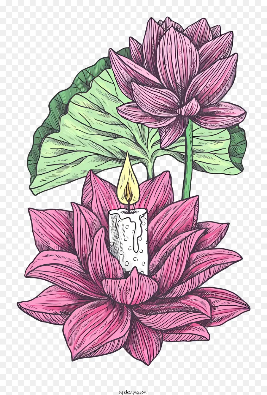 Бодхи День，Цветок Лотоса PNG