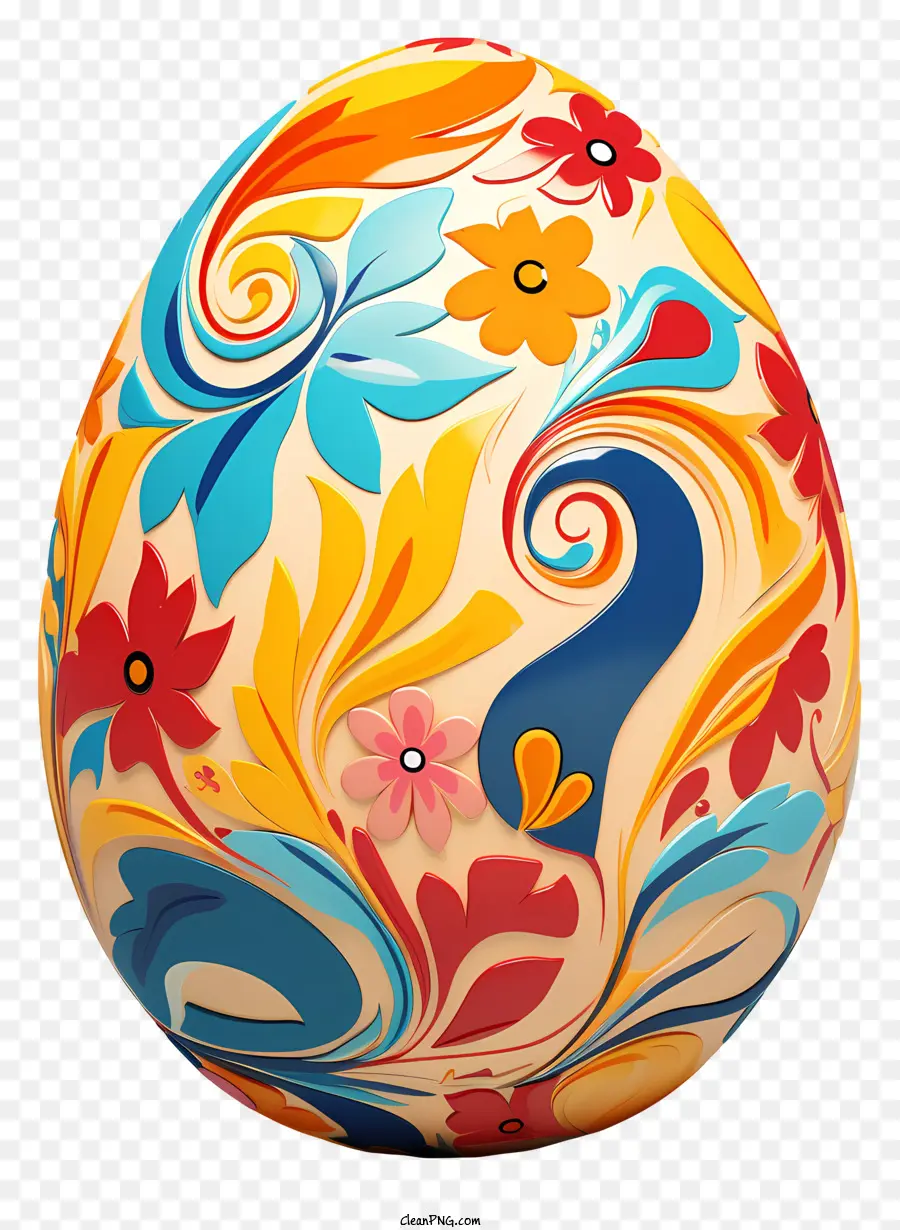 Пасхальное яйцо，украшенное яйцо PNG