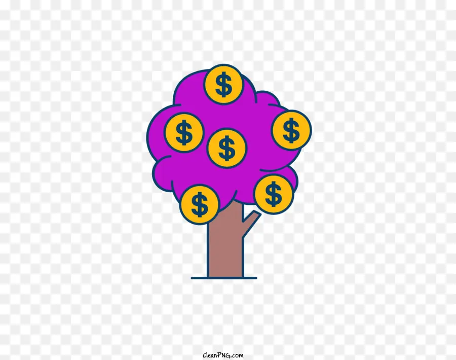 денежное дерево，Финансы PNG