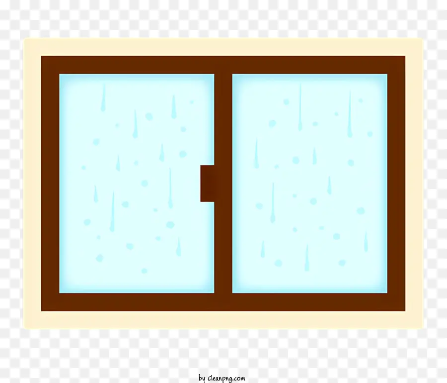 окно с каплями воды，открытое окно PNG