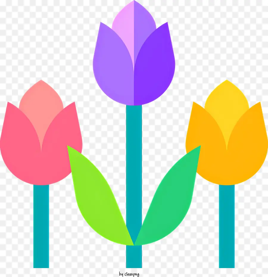 весна，тюльпаны PNG