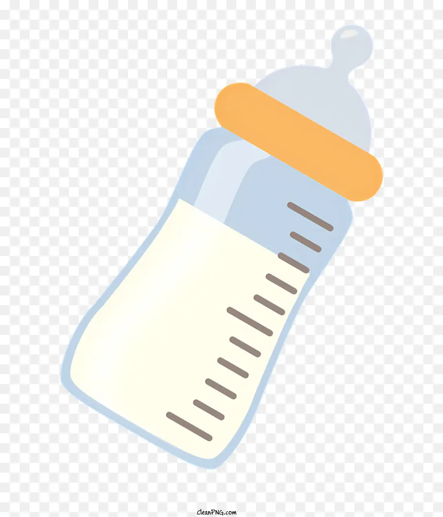 Пластиковая детская бутылка，Детская бутылка с белой основой PNG