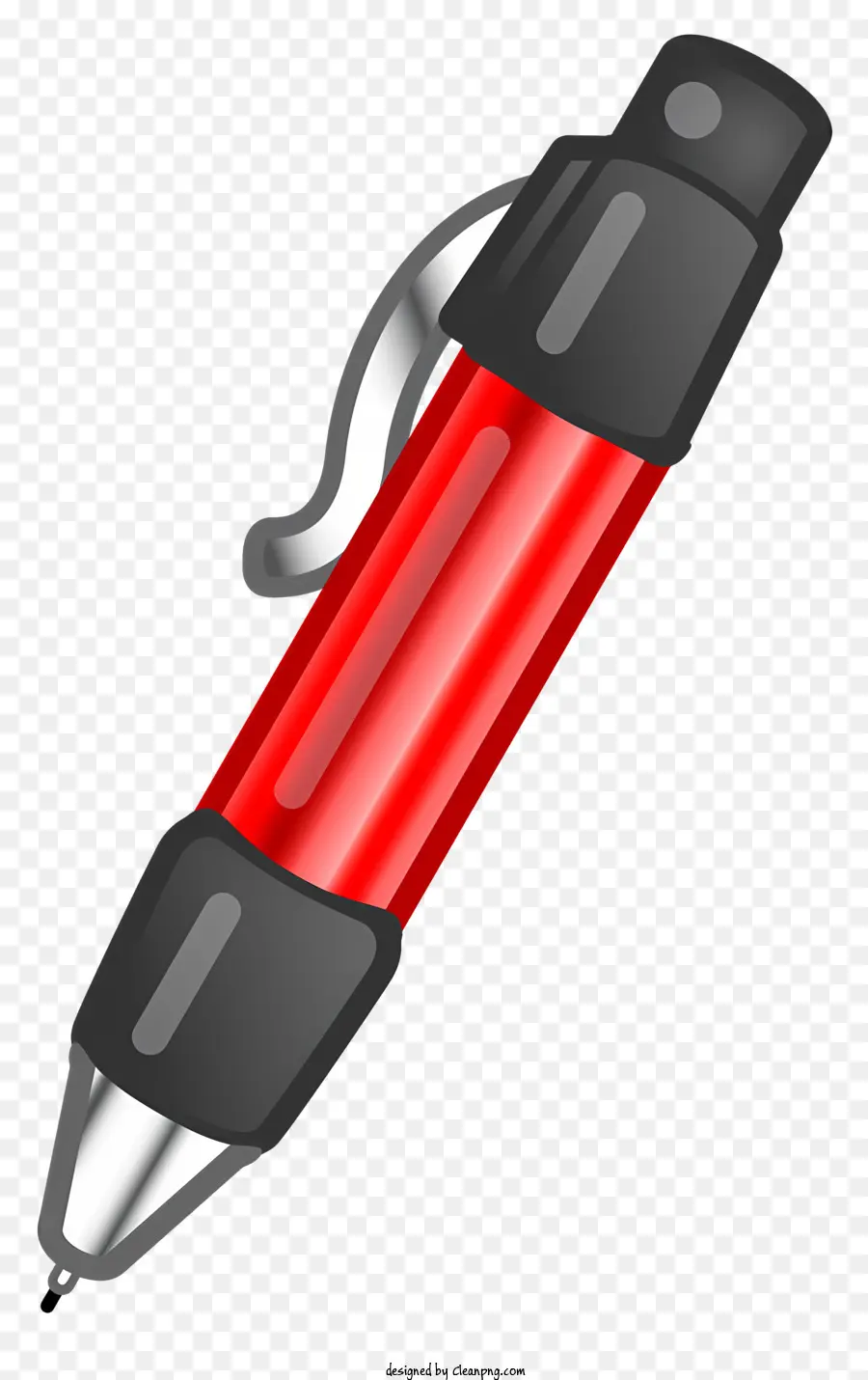 красная и черная ручка，ручка из нержавеющей стали PNG