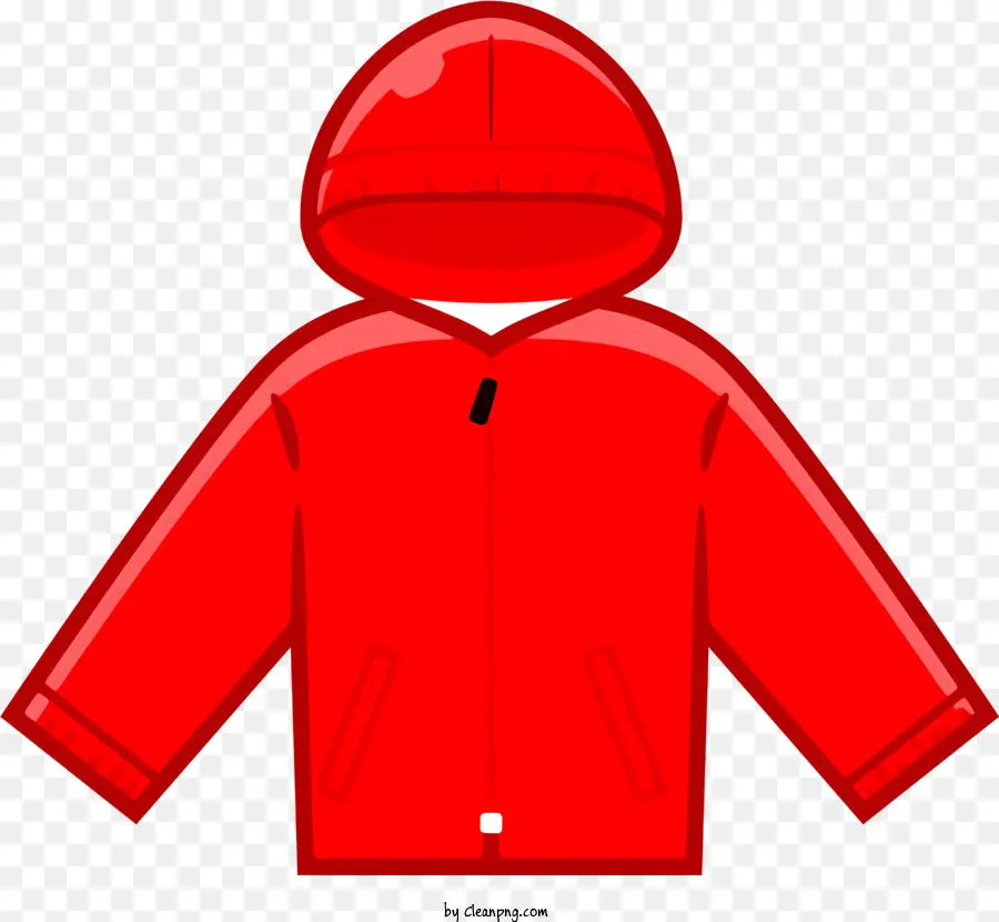 красная куртка，куртка с капюшоном PNG