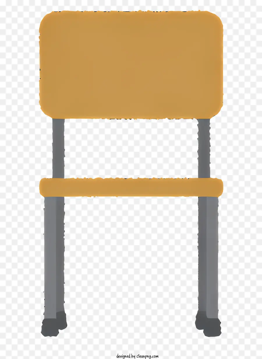 деревянный стул，Металлический кадр кресло PNG