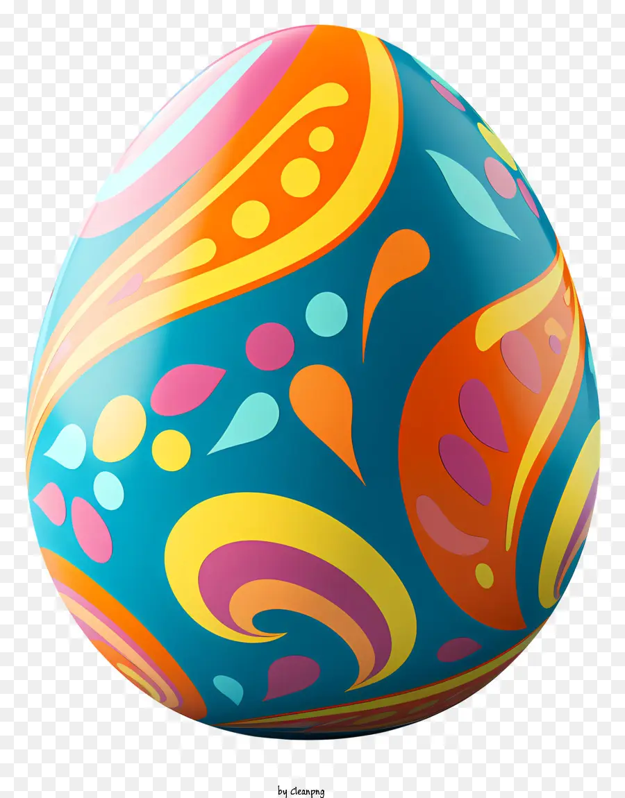 Реалистичное пасхальное яйцо，красочные яйца PNG