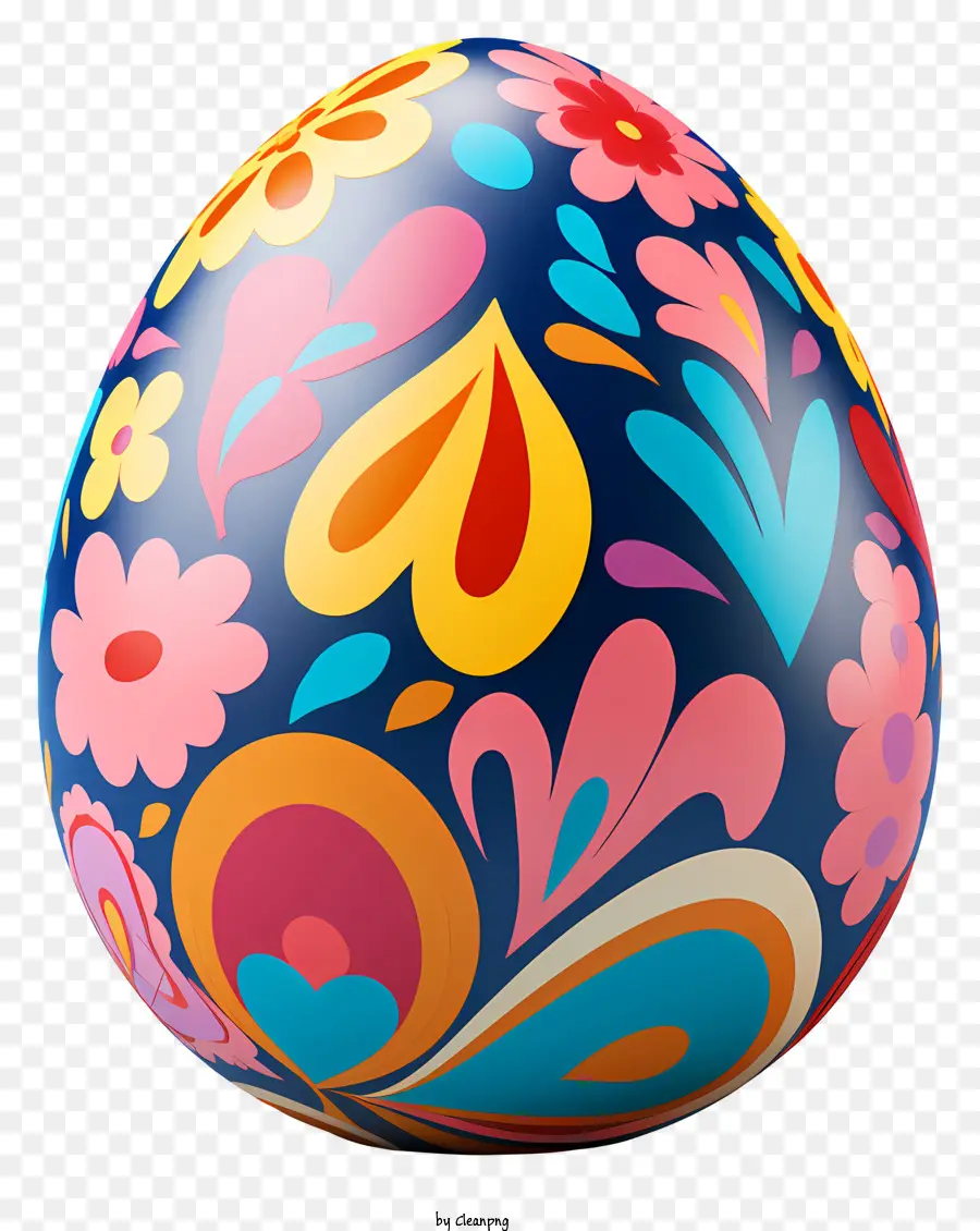 Реалистичное пасхальное яйцо，разноцветное яйцо PNG