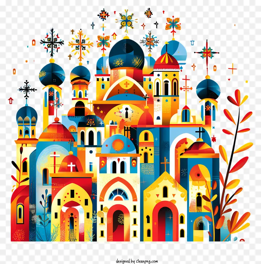 православный Новый год，искусства новый PNG