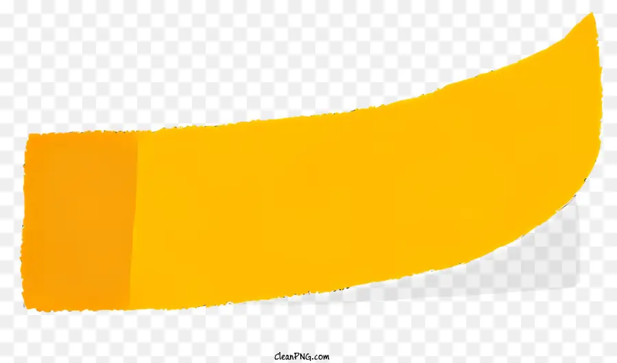 Желтый клин，Объект заостренной ткани PNG