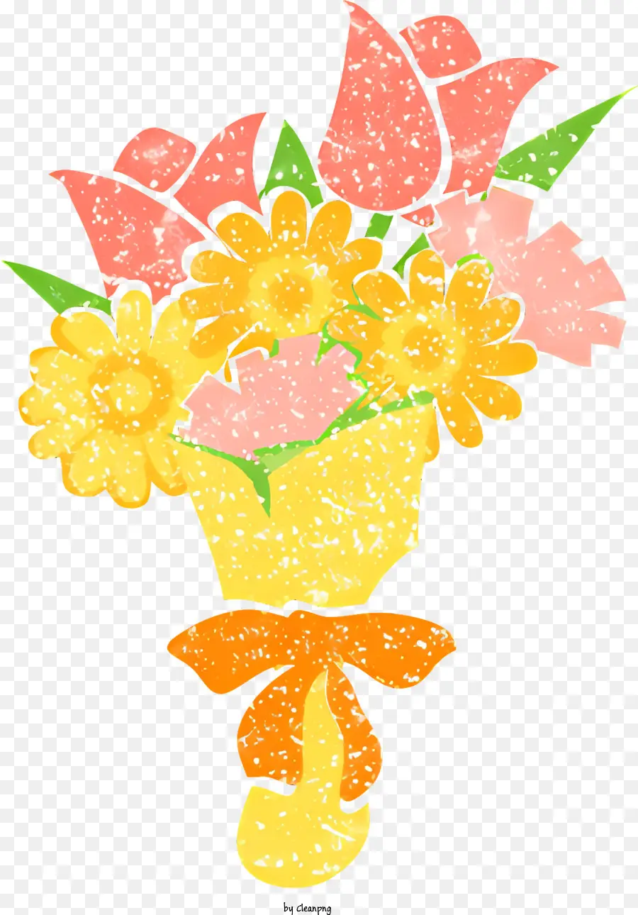 Bouquet Of Flowers，Различные цвета PNG