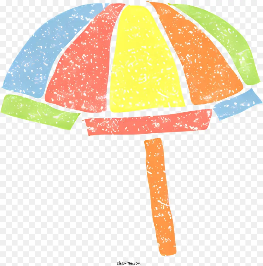 полосатый зонтик，Закрытый зонт PNG