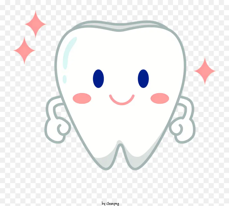 Здоровья，Улыбающийся зуб PNG