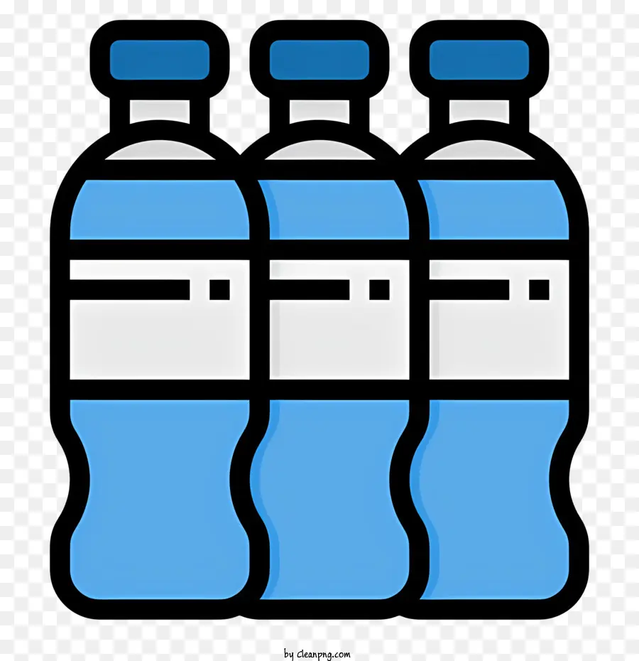 безалкогольный напиток，синие пластиковые бутылки PNG
