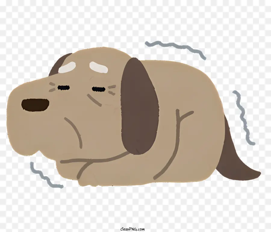 мультфильм собака，Коричневая Собака PNG