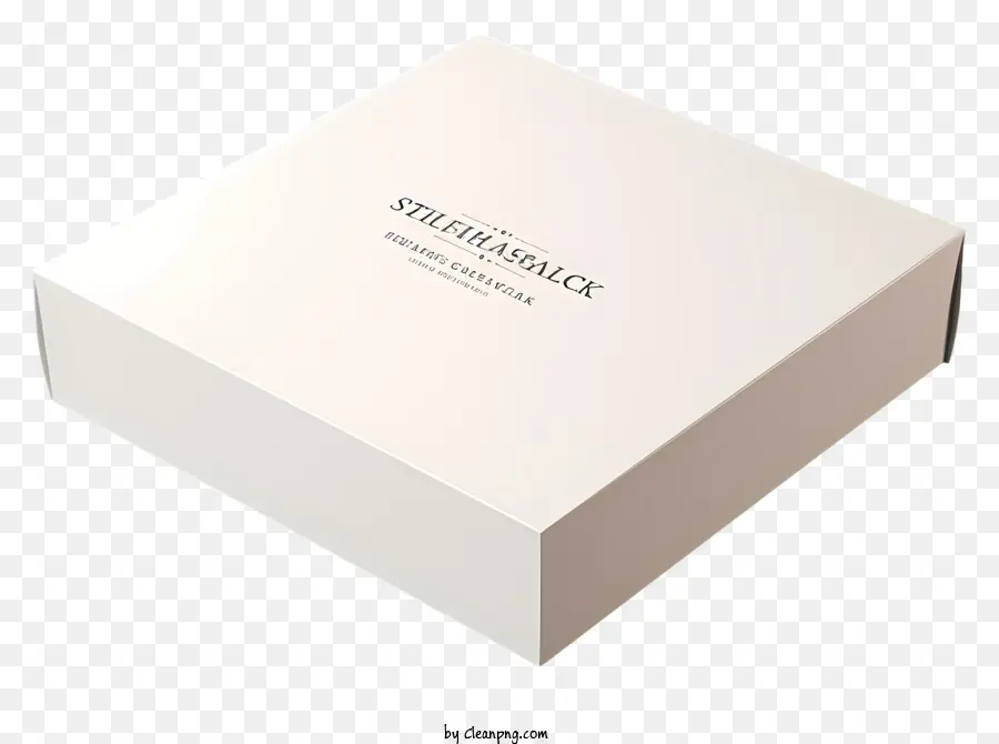 3d стиль макета коробки，Белая коробка PNG