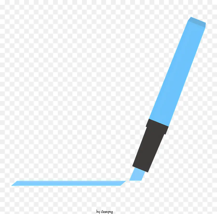синей ручкой，черная ручка PNG