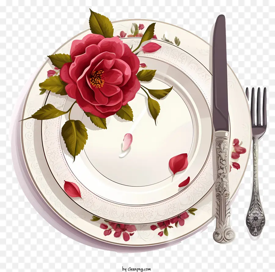 иконка романтического ужина，Сервировка стола PNG