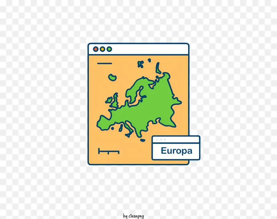 карте，карта Европы PNG