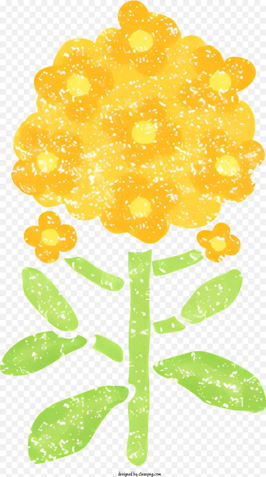 посадить с желтыми цветами，Рисунок PNG