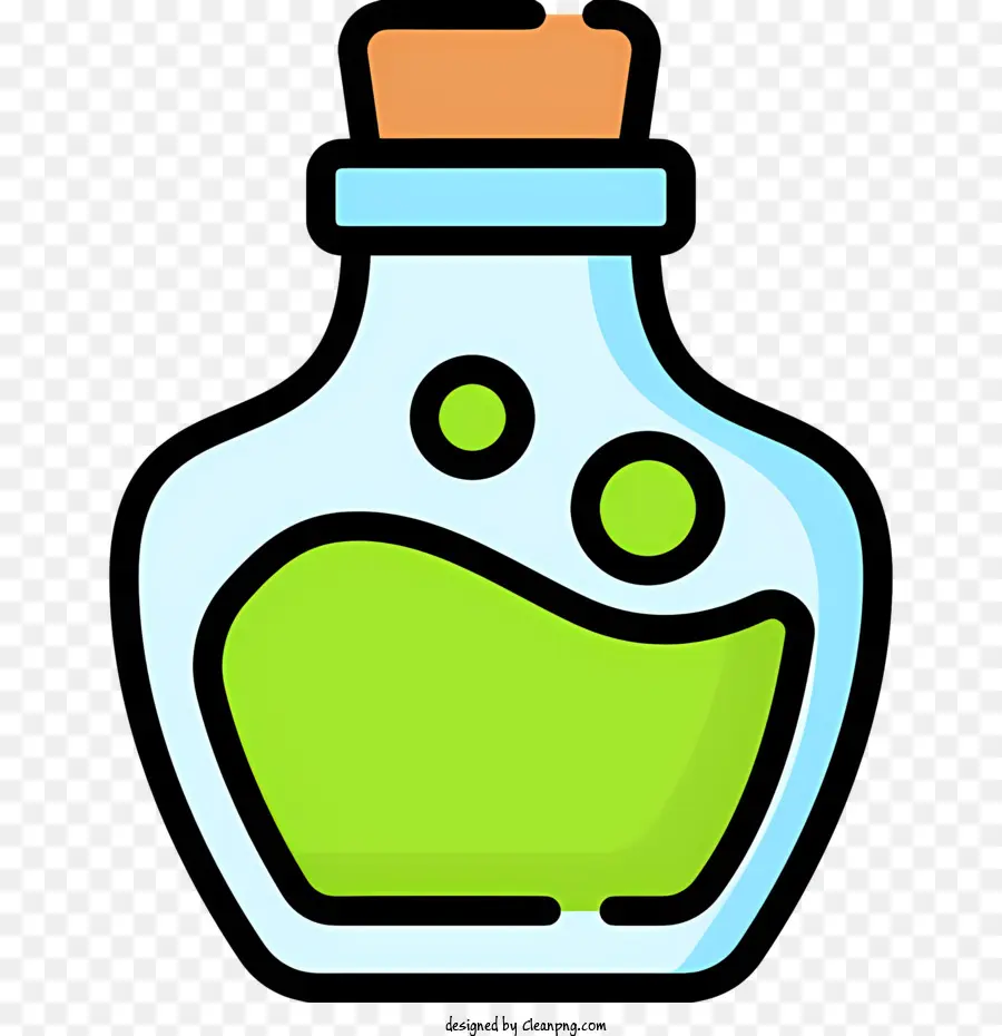 Яд，зеленый стеклянный бутылка PNG