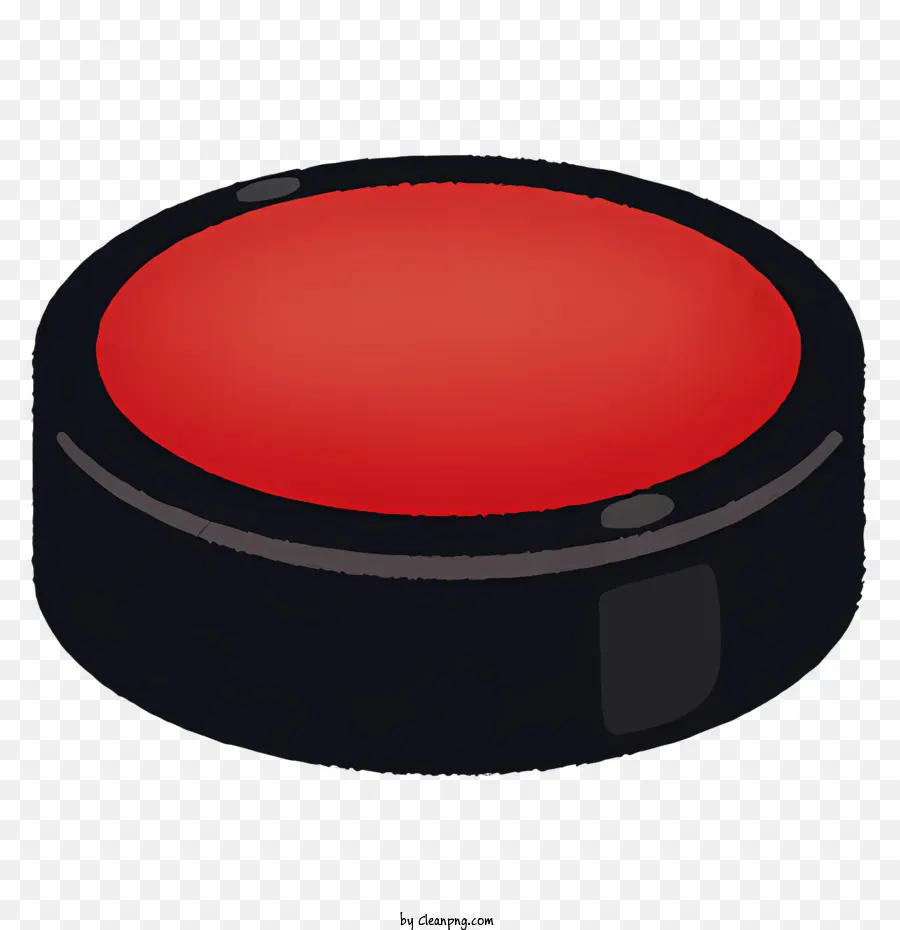 красная кнопка，черный фон PNG