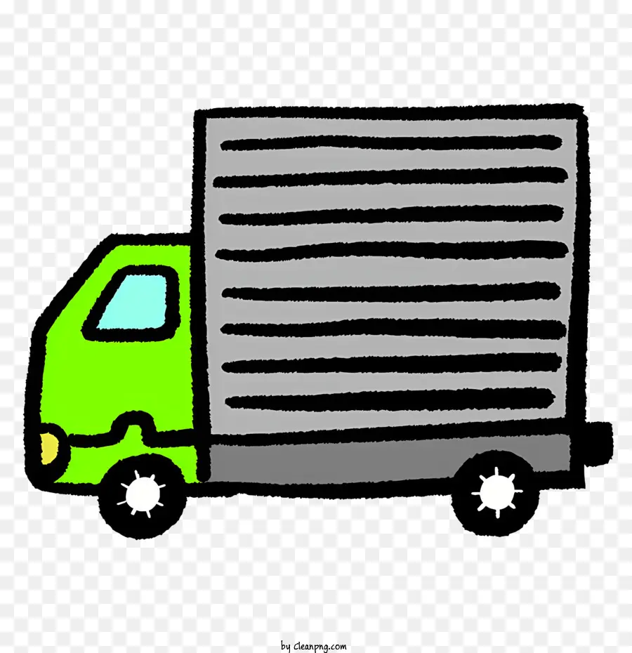 транспорт，Зеленый грузовик PNG