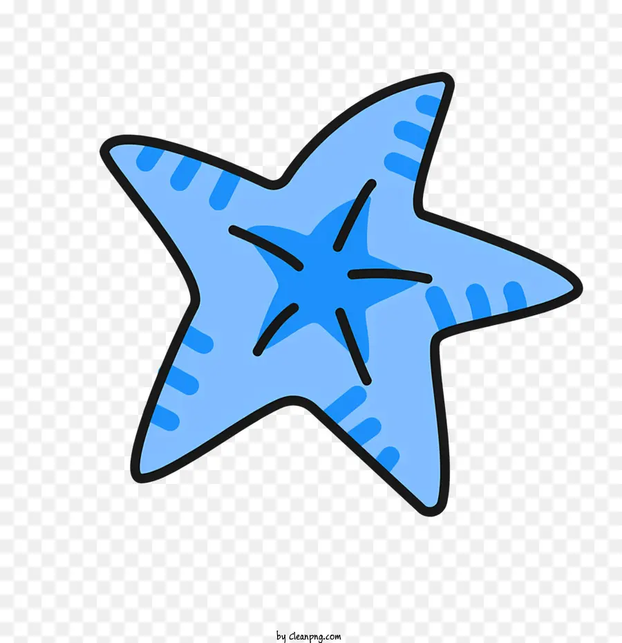 Морская звезда，голубая морская звезда PNG