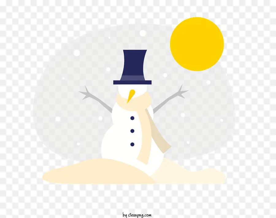 снег，мультфильм снеговик PNG