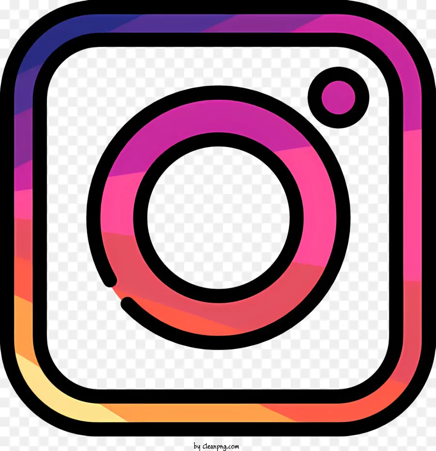 логотип Instagram，Яркие цветовые градиенты PNG