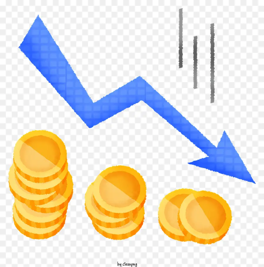 монеты，финансовый график PNG
