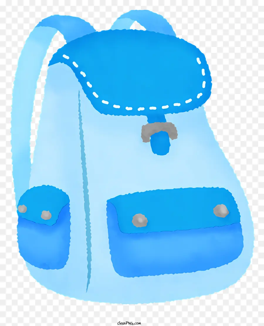 Школьный рюкзак，синий рюкзак PNG