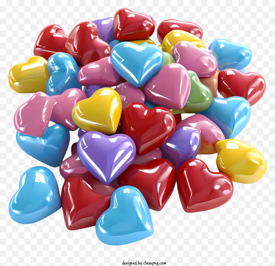 конфеты сердца，Конфеты Дня Святого Валентина PNG