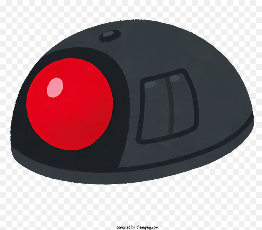 Компьютерная мышь，Черный шлем PNG