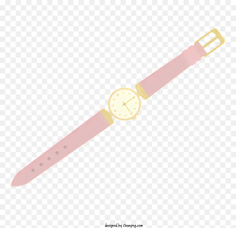 розовые часы，аналоговые часы PNG