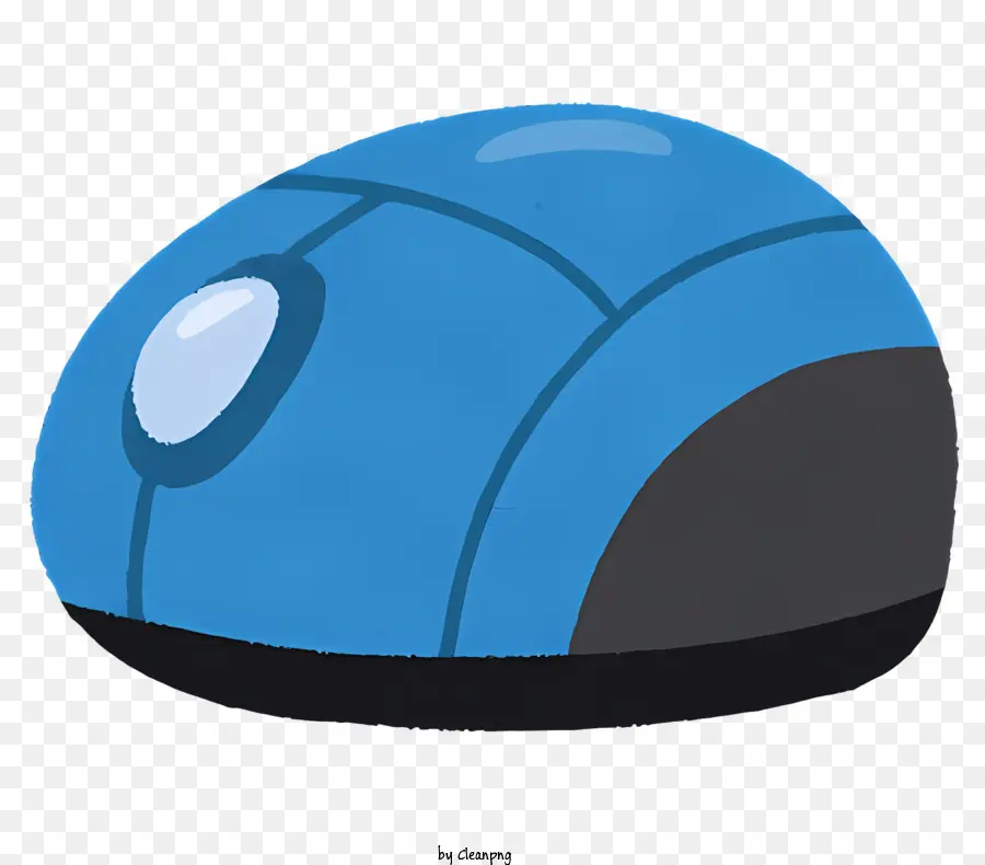 Компьютерная мышь，Синяя пластиковая мышь PNG