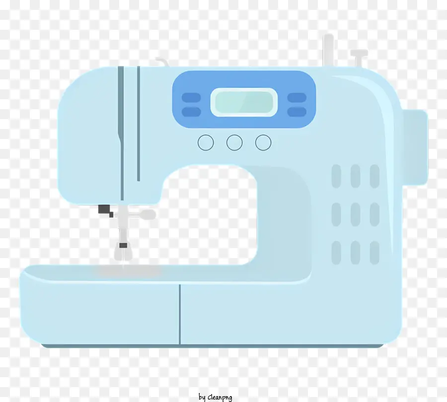 Синяя швейная машина，Компактная швейная машина PNG