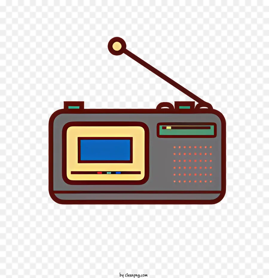 старомодное радио，Телевизионное радио PNG