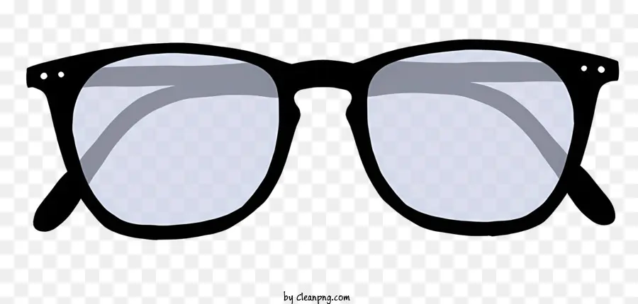 Солнцезащитные очки，Черные рамки PNG