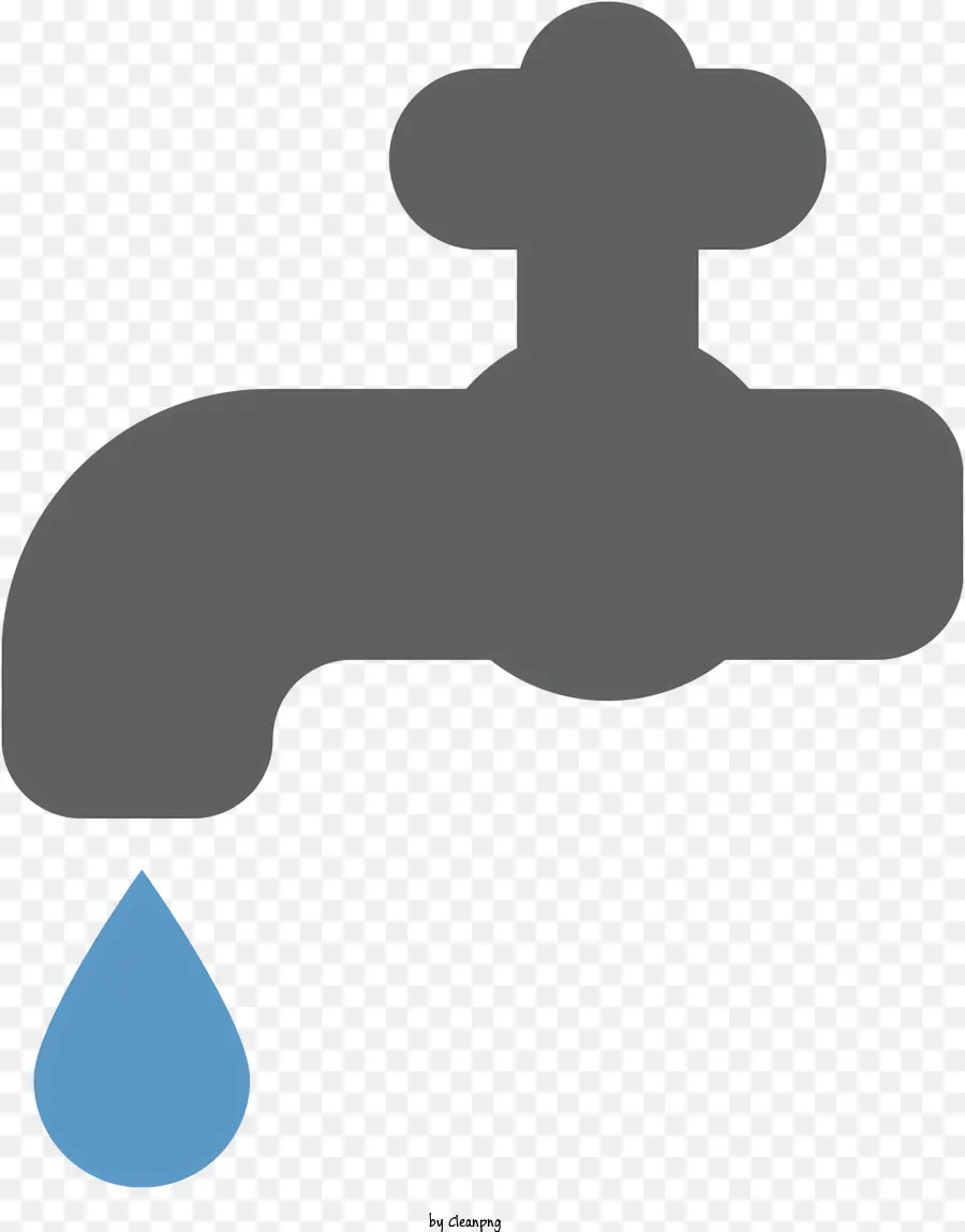 Faucet，Синяя капля PNG
