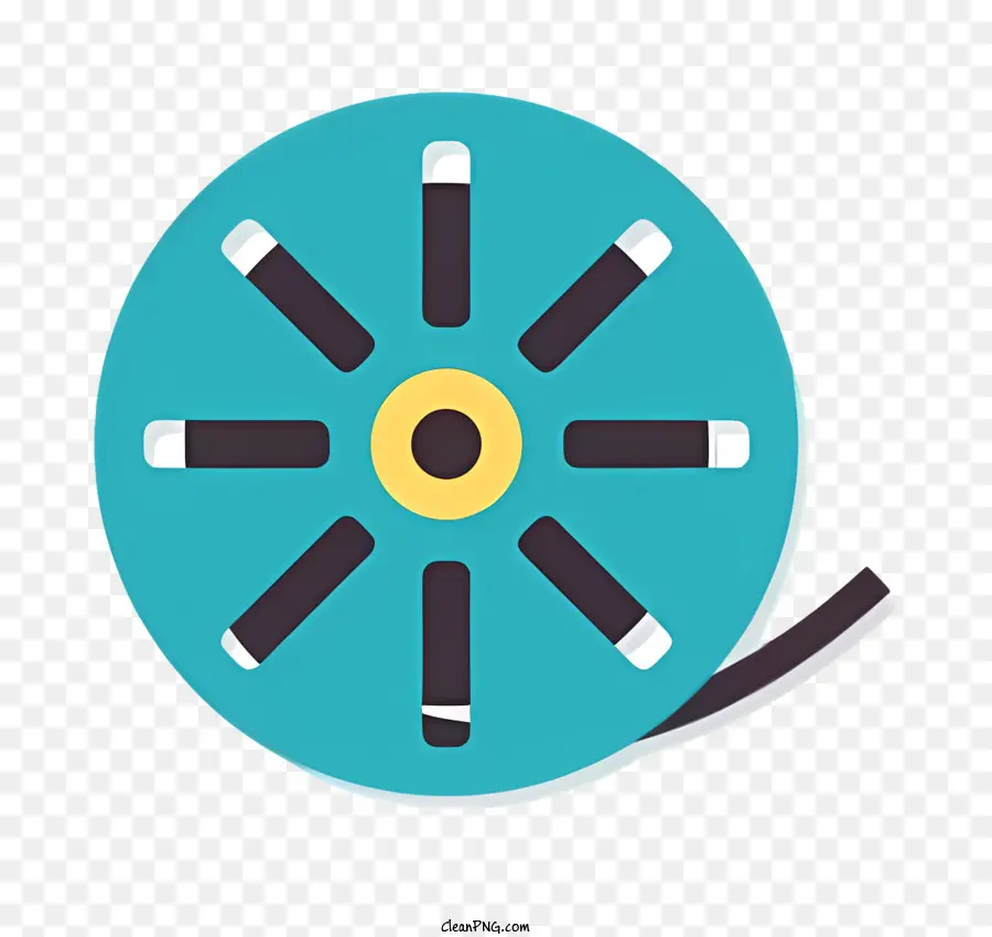 логотипом фильма，синее колесо PNG
