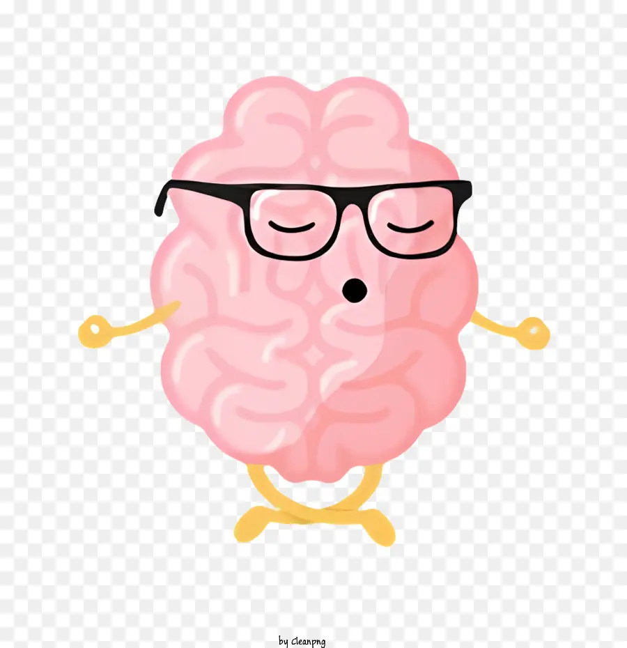 мультфильм мозг，Glasses PNG